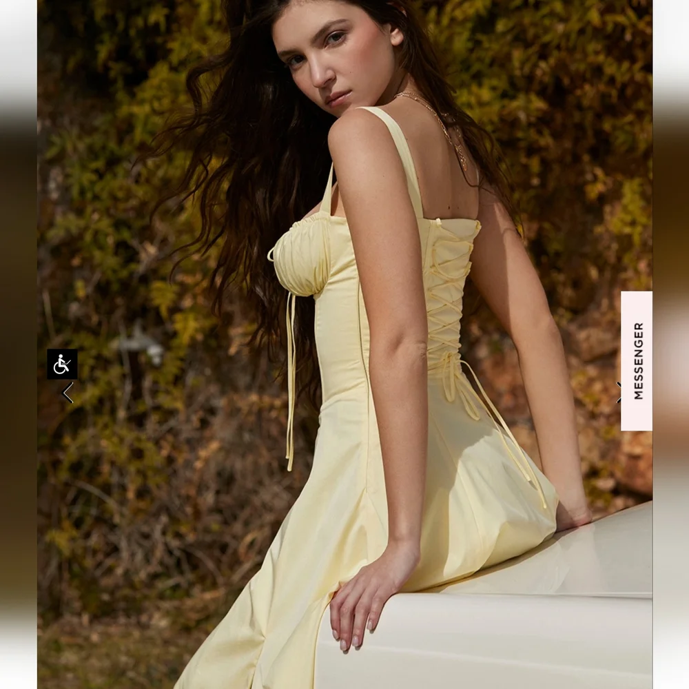 House of CB Carmen Buttercup Bustier Sundress - Picture 6 of 16